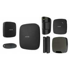 AJAX Система безопасности однокомнатная квартира BLACK